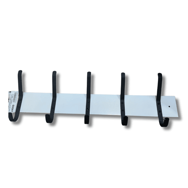 Cabideiro Branco Com 5 Ganchos Duplo 10550025 - PRAT-K