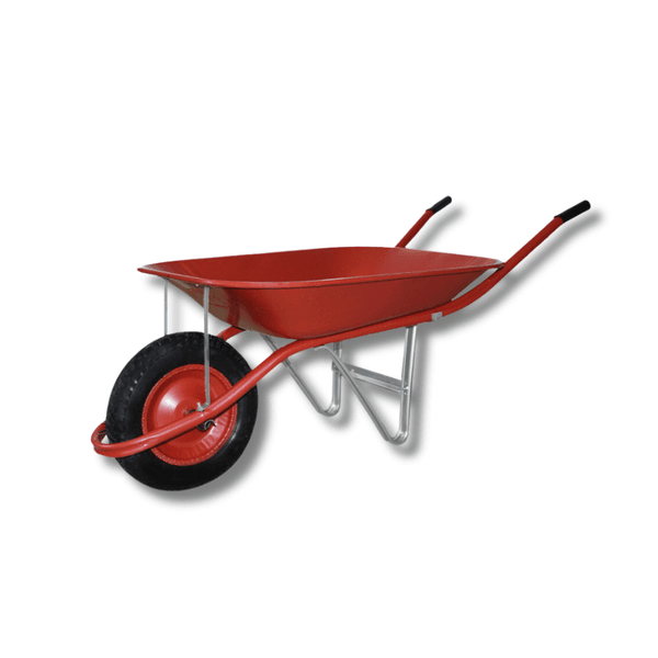 Carrinho De Mão De Chapa 26 Pneu De Câmara Roda 60L GORDINI