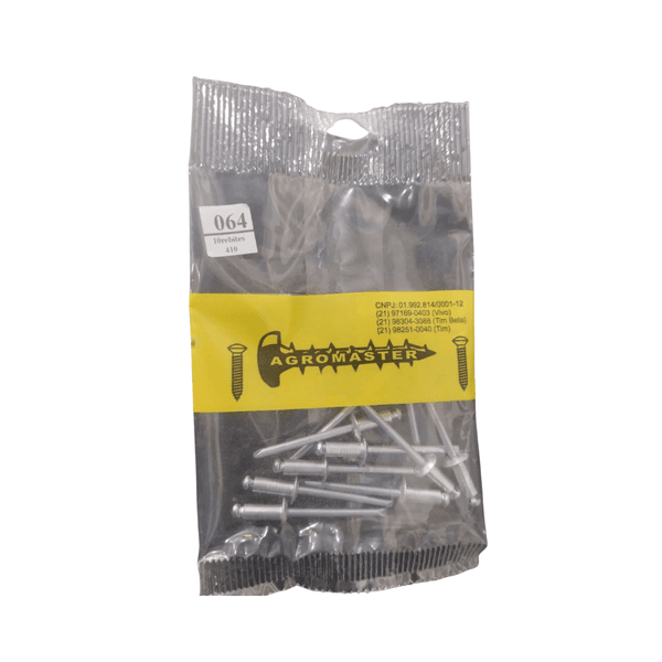 Rebite Pop 5/32-4,0X10-410 C/10 N°64 - AGROMASTER
