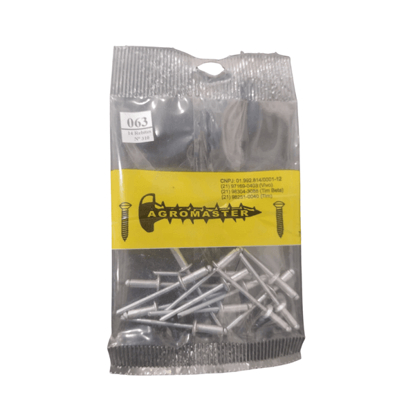 Rebite Pop 1/8-3,2X10-310 C/13 N°63 - AGROMASTER