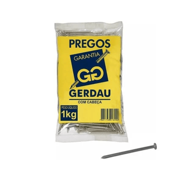 Prego com Cabeça 17x27cm - 1KG