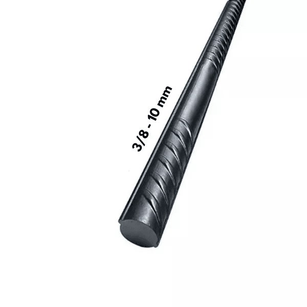 Vara de Ferro 3/8 10 mm Com 12 Metros