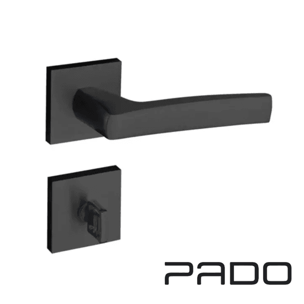 Fechadura RQ2 Acqua Star Preta 55PB WC / Banheiro - PADO
