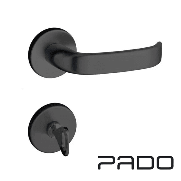 Fechadura RR1 Concept Preta 413-40CB WC / Banheiro - PADO