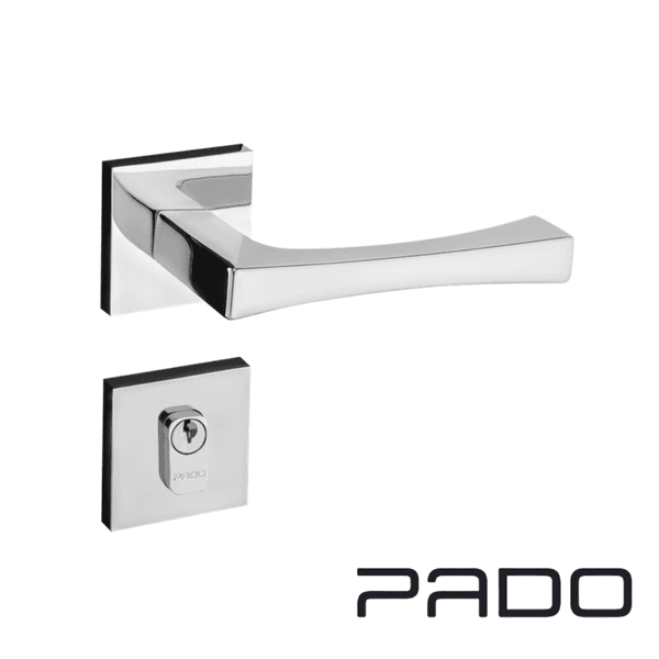 Fechadura RQ2 Vivaldi Cromada 885-55PE / Externa - PADO