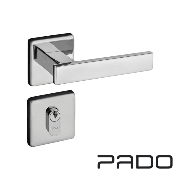 Fechadura RQ1 Concept Cromada 408-40CE/ Externa CCZ-55 - PADO 
