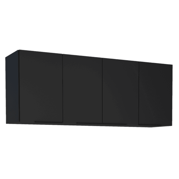 Armário Aéreo Cozinha MDF Cisne Preto 150 - COZIMAX