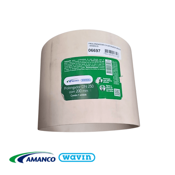 Prolongador Para Caixa Sifonada DN 250X200 - AMANCO