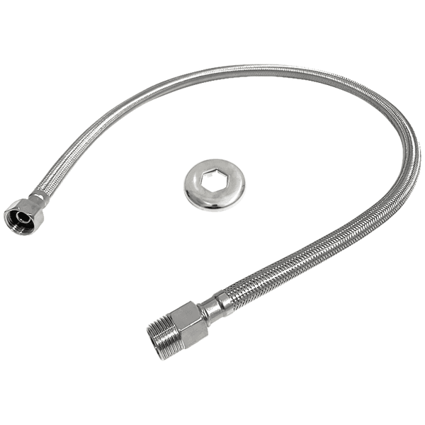 Engate Flexível Trançado Inox 100CM FLEX100-IN - FLVX HIDRO