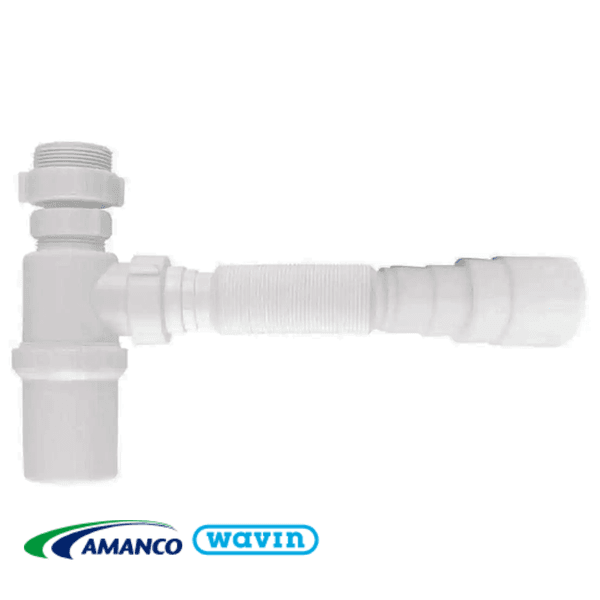 Sifão Sanfonado Copo Universal - AMANCO