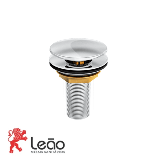 Válvula Click Lavatório Cromado 7/8" 1602 6447 - LEÃO METAIS