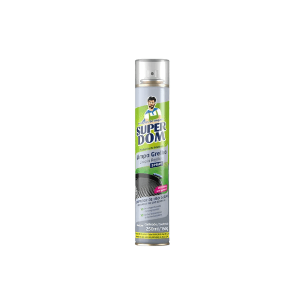 Limpa Grelha SUPER DOM Spray 250ML - CHEMICOLOR