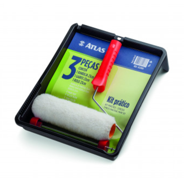 Kit Pintura Prático Com 3 Peças AT2001 - ATLAS