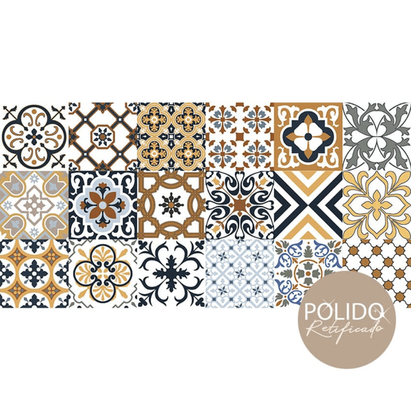 Piso Retificado Polido Antigua 60X120 A-LB 2.16M² - FORMIGRES PREMIUM