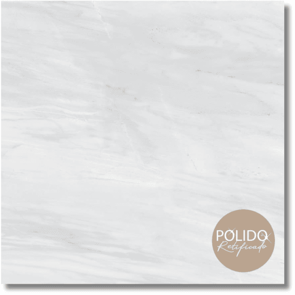 Piso Retificado Polido Belavita Cinza 60X60 A-LB 2,15M² - FORMIGRES PREMIUM