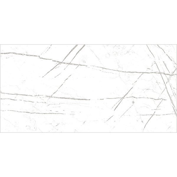 Porcelanato Retificado Polido Venato Bianco 53X106 2.23M² - DURAGRES 
