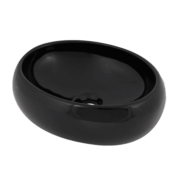 Cuba Apoio ICA912 Oval Preta 40x30cm