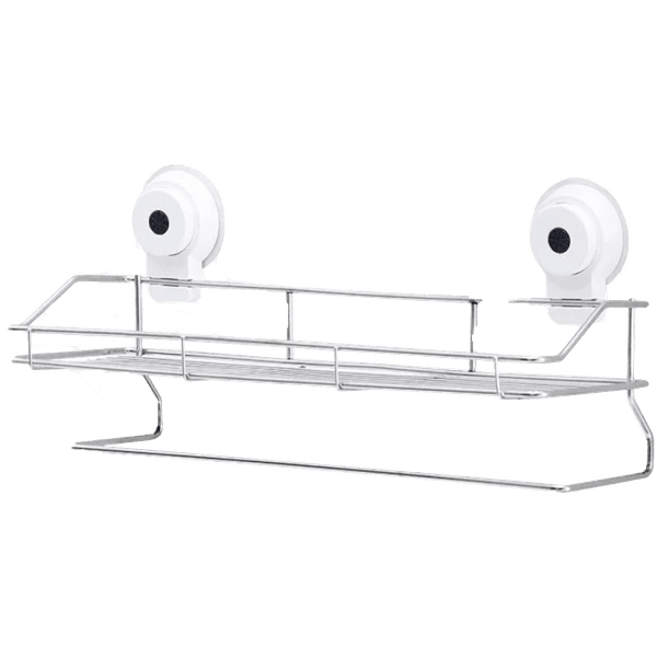 Organizador Multiuso para Cozinha com Prateleira com Ventosa 30X14X29cm