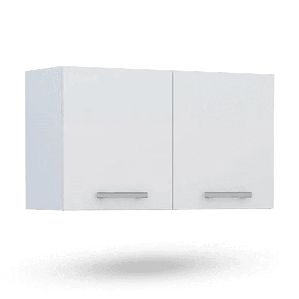 Armário de Cozinha Aéreo Aço Venus Flat 100cm Branco