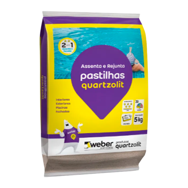 Argamassa Para Pastilha Vidro Branca 5KG