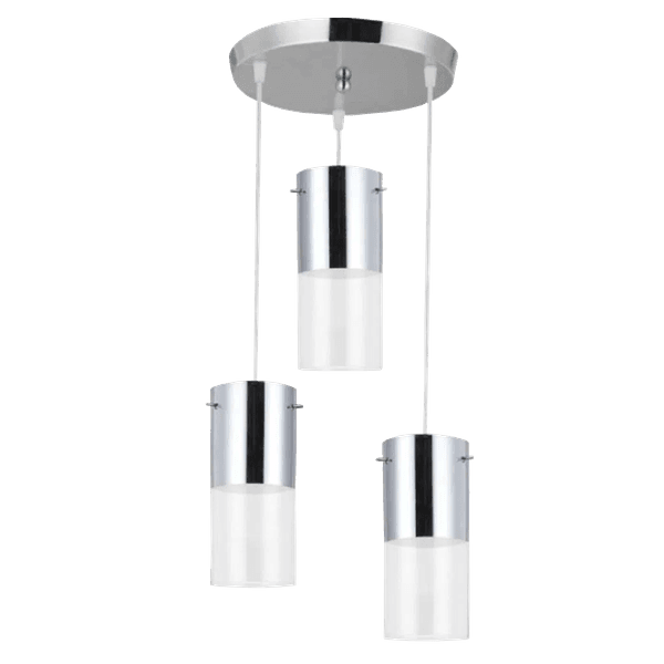 Pendente First Cr P/ 3 Lampada E27 28x23