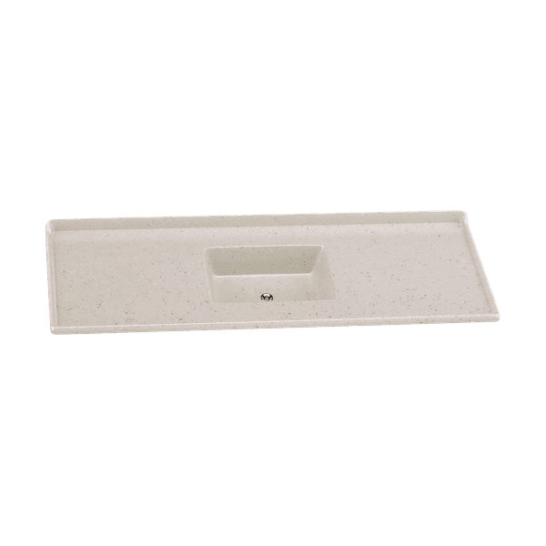 Pia Sintética STD Granito 120x50cm Travertino