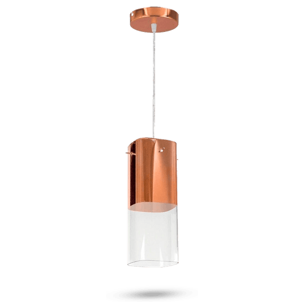 Pendente Mirage ZB Cobre 1 Lâmpada 10x10x27