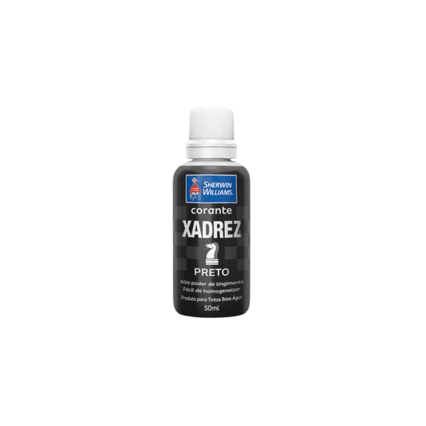 Corante Líquido Preto 50ml - Xadrez