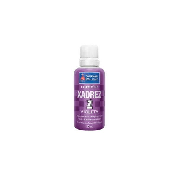 Corante Líquido Violeta 50ml - Xadrez