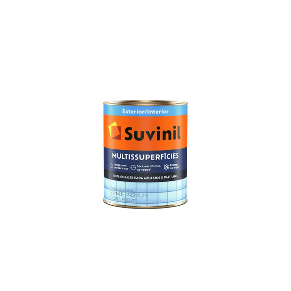 Esmalte Base D'Água Multissuperfícies Epóxi Branco 1/4 (900mL) - SUVINIL