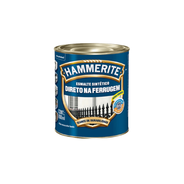 Esmalte Hammerite 800ml Direto Na Ferrugem AB Branco - CORAL