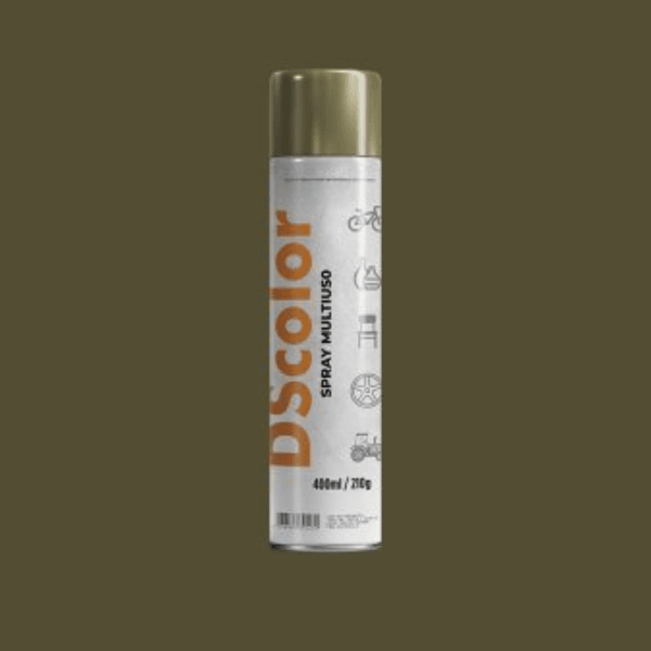 Tinta Spray Ouro METÁLICO 400ml - DSCOLOR