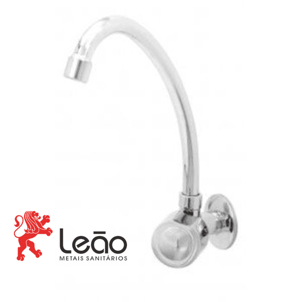 Torneira Cozinha Parede Ata 1170 C40 FAMA TC 5229 - LEÃO METAIS 