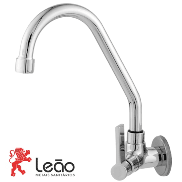 Torneira Cozinha Parede Alta 1168 1/4V C17 4532 - LEÃO METAIS