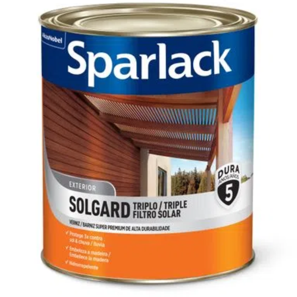 Verniz Solgard Triplo Filtro Solar AC 1/4 - Sparlack