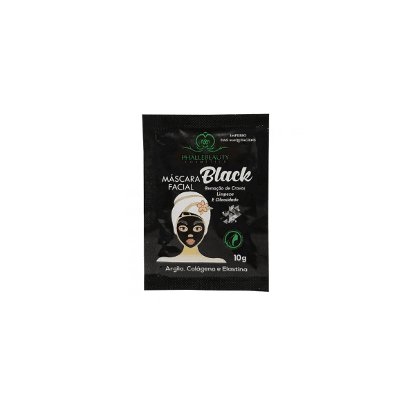 MÁSCARA FACIAL BLACK SACHÊ PHÁLLEBEAUTY