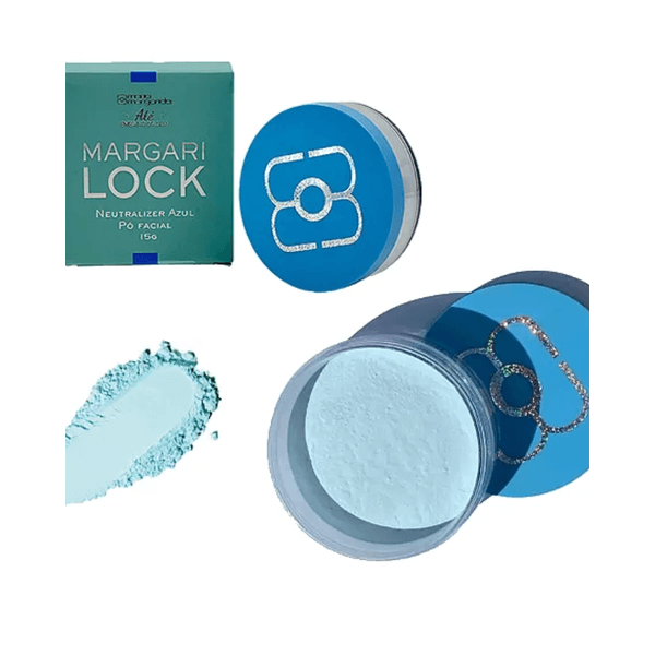 Pó solto Azul MargariLock Neutralizer Azul Maria Margarida