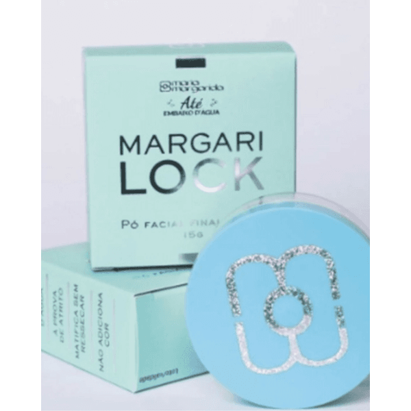 Pó Facial Finalizador Até Embaixo D\'Água Margari Lock Maria Margarida original