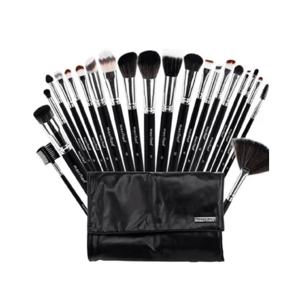 Kit Com 20 Pincéis Profissionais P/Maquiagem - Macrilan - KP20 original