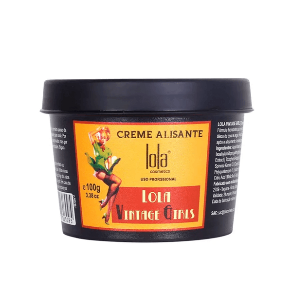 Lola Vintage Girls - Creme Alisante 100g Lola Cosmetics Original 