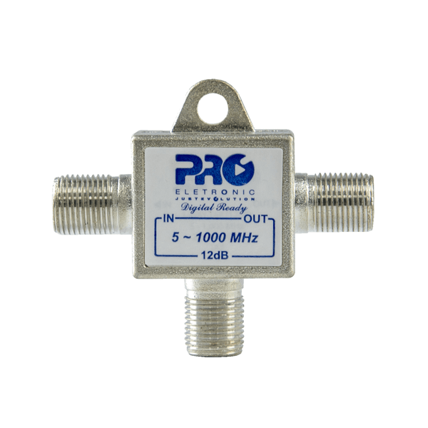 Tomada T 1GHZ 12dB Solder Back - PQTT-1212B Proeletronic