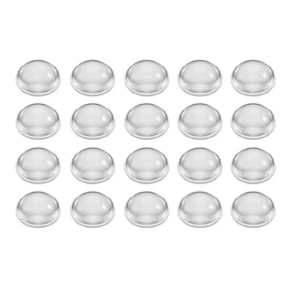 Batente Silicone Redondo Transparente 