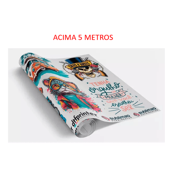 Filme Pet Impressão Dtf - Rolo 1 metro 