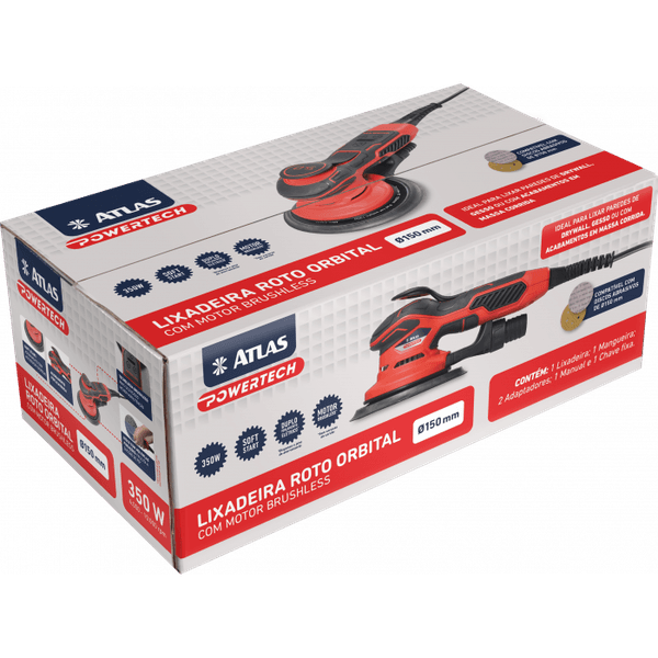 ATLAS LIXADEIRA OE150 ORBITAL 5.0 V2-350W/127V