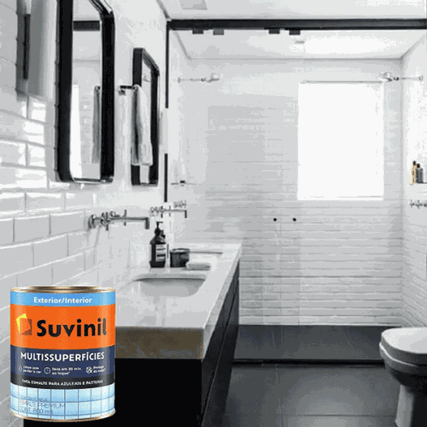 Suvinil Tinta Esmalte Base Água Multissuperfícies Branco Acetinado 3,6L