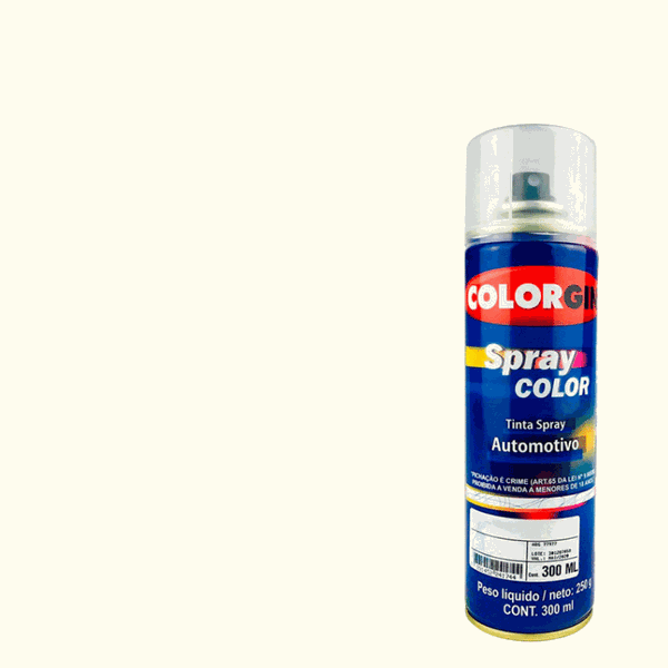 COLORGIN SPRAY AUTOMOTIVO BRANCO BRASTEMP 300ML