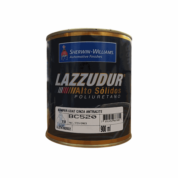 Lazzuril Texturizador Tinta Bumper Coat Cinza Antracite 900ml