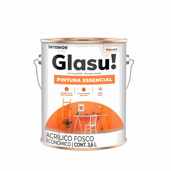 Tinta Areia Pintura Essencial Glasu 3,6L