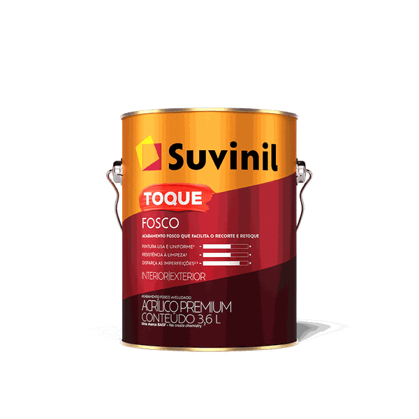 Suvinil Acrilica Toque Fosco Branco Neve 3.6L