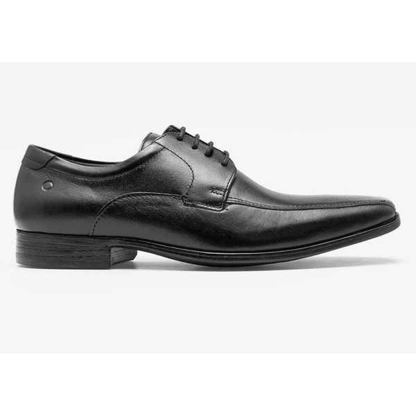Sapato Casual De Couro Democrata Metropolitan Prime Preto de Amarrar 244101-001